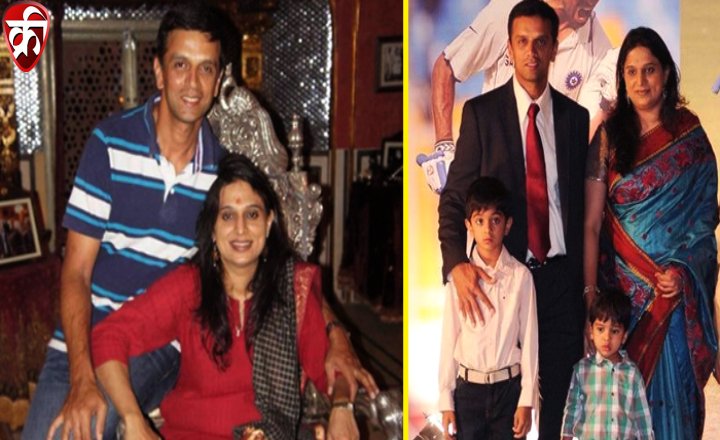 राहुल द्रविड़ का पूरा परिवार 